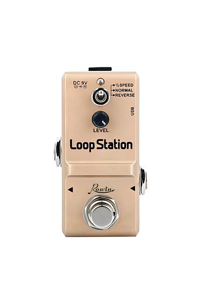 Choice Rowin Mini Loop Station 48K Looper Pedal Unlimited Overdubs 10 Minutes of Looping, 1/2 time, and ...