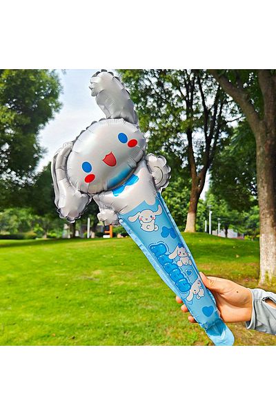 Miniso Other Style1-10pcs 10pcs/set Sanrio Hello Kitty Kuromi Melody Balloon Stick Foil Balloons Set Girl H