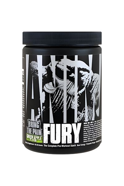 Universal Nutrition Animal Fury, Pre Workout, 85g, Green Apple, 5 Servings
