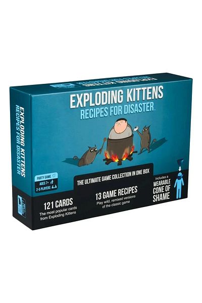 Choice Light Grey Exploding Kittens Recipes for Disaster Family Party Table Game Adult Board Toy Multiplaye