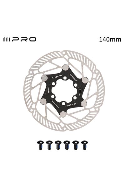 Choice 6 bolt rotor 140mm IIIPRO Ultra-Light Bicycle Brake Rotor 140/160mm Hollow High-Strength Steel Mtb R