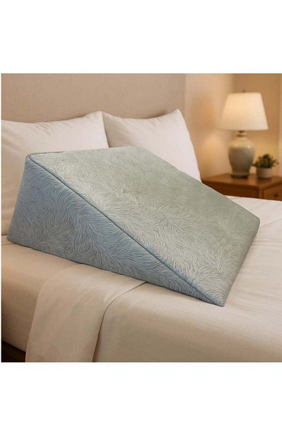 The Mattress Factory Multi-Purpose Wedge Pillow- for Back, Legs & Acid Reflux