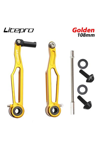 Choice Golden 108mm Litepro Folding Bike V Brake Short/Long Arm 82mm/108mm Clamp 412 CNC Ultra Light Bicyc
