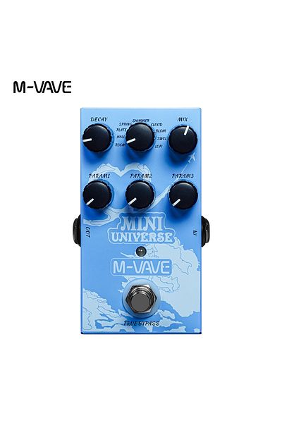 Choice MINI-UNIVERSE M-VAVE Mini Universe Digital Reverb Pedal 9 Reverb Effects Room/Shimmer/Lofi/Spring Re