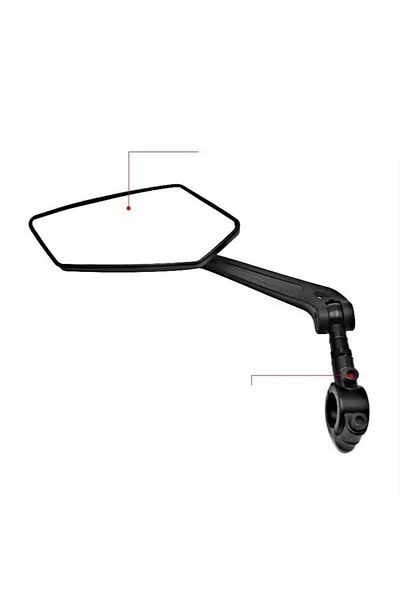 Choice Pink Universal Bike Handlebar Mirrors - HD Wide Angle & 360° Rotating for Unmatched Visibility - Dur