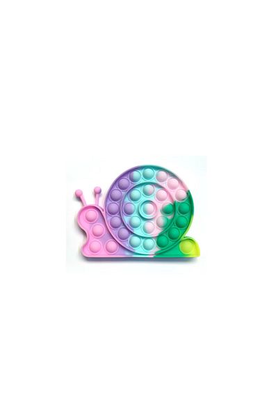 K KATHODE Antistress Silicone Toy, Pop It, Snail, Multicolor