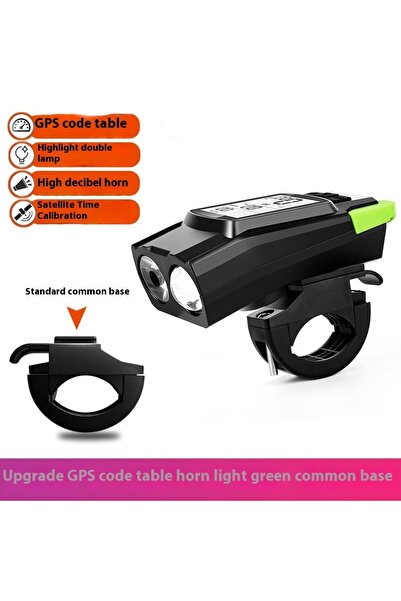 Choice مصباح أمامي للدراجة مزود بنظام تحديد المواقع العالمي (GPS) وعداد سرعة ...