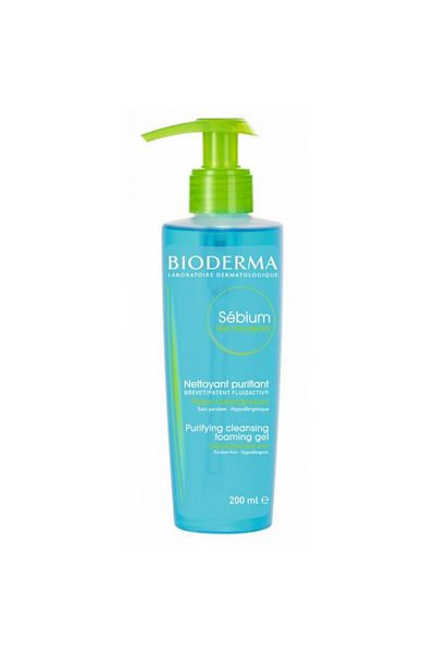 Bioderma Gel spumant Sebium, 200 ml, gel de curățare