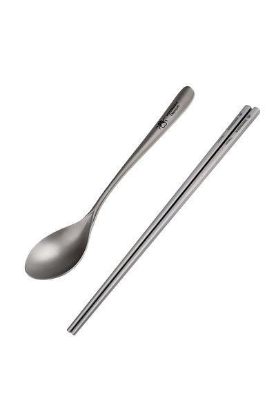 Choice Chopsticks Spoon Camping Lightweight Titanium Chopsticks Outdoor Spoon Camping Fork Outdoor Tablewar