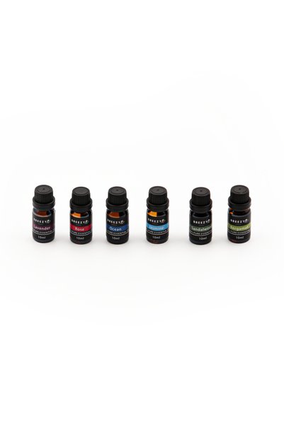 TAAM_SA Long-lasting rose and jasmine scented home fragrance and diffuser oil set, 6 bottles