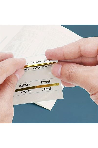 Choice Golden Edged Bible Tabs,Bible Sticky Tabs For Old And New Testament,Bible Book Tabs,Bible Labels Tab