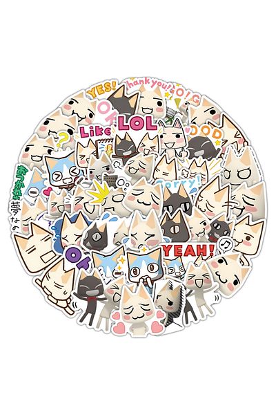 Choice 50PCS Cute Cartoon Inoue Toro Graffiti Stickers for Bicycle Hand Account Pencil Case Decals