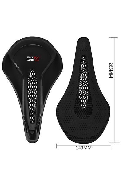 Choice S8000-265x143mm Bicycle Saddle 143/155mm 3D Printed Saddle Carbon Fiber Ultralight Racing Bike Seat