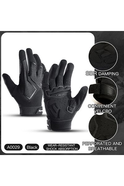Choice XL black Sports Cycling Gloves Breathable Non-slip MTB Road Bike Gloves Touch Screen Men Women Outdo