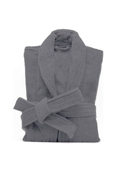 OEM Halat de baie, Unisex, Bumbac, calitate Premium, Gri deschis, 2XL