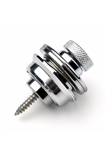 Choice5 1 PCS Silver 1/2/4 Electric Guitar Straplk Zinc Alloy Bass Safety Str...