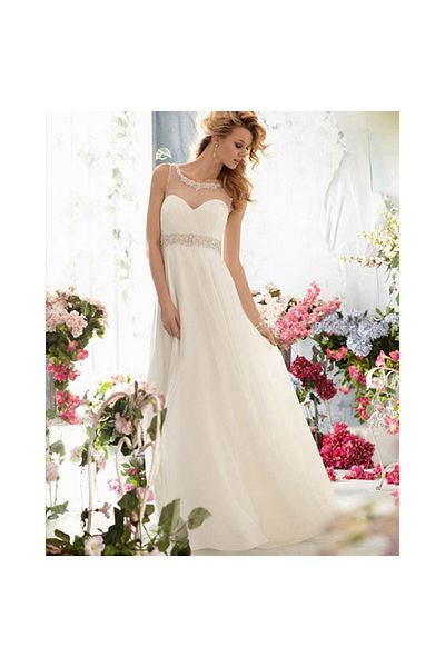 OEM Rochie de mireasa stil A de vara