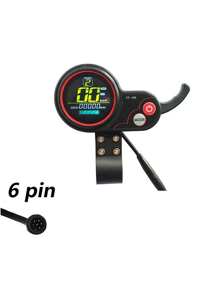 Choice 6 Pin LED Display Throttle Instrument TF-100 5 pin for Kugoo M4 Pro Electric Scooter E-Scooter Thum