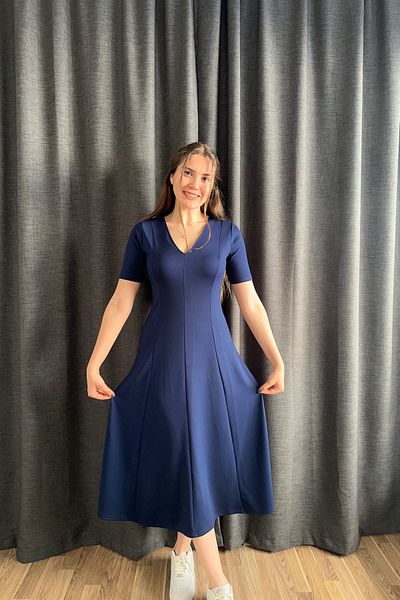 Sorridi V-Neck Short Sleeve Modal Dress