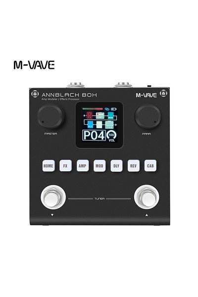 Choice Annblackbox ​​M-VAVE Annblackbox Multi-Effects Pedal Blackbox- Guitar/Bass Amp Simulator w/80 Editab