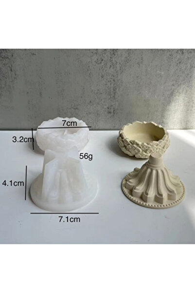 Choice مجموعة لوتس حامل لوتس إسمنتي DIY قوالب سيليكون جبسية يدوية الصنع لتخزي...