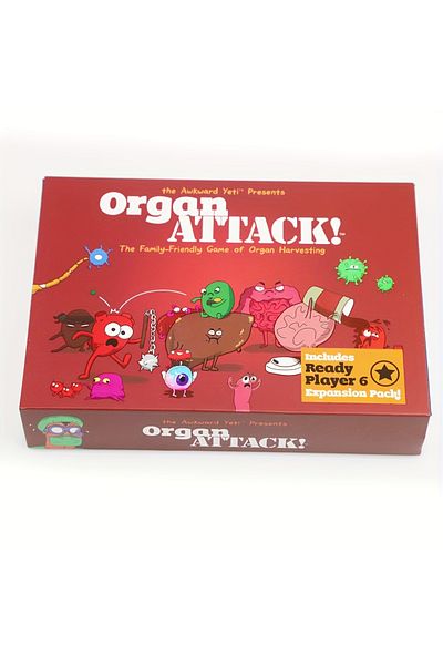 Choice Red Organ Attack! Tabletop Card Game - Pop Bunny Board games