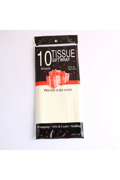 Choice Cream 10 sheets Tissue Paper Flower 50*66cm Gift Packaging Home Decoration Festive Party Wedding DIY