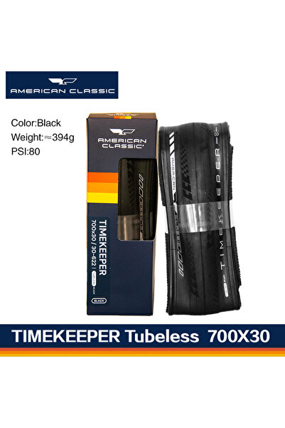 Choice إطار دراجة American Classic Timekeeper أسود مقاس 700X30C، نوع الأنبوب/...