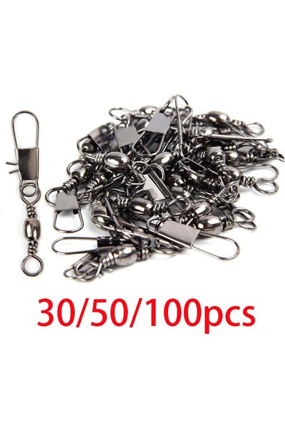 Choice 100 قطعة مقاس 12-27 مم 30/50/100 قطعة محمل كروي أدوات صيد سمك الشبوط خ...