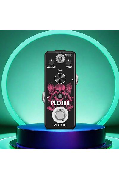 Choice ZIKZIC Plexion Brit-stack Simulator Plexi Electric Guitar Effect Pedal Distortion Mini Single Eff...