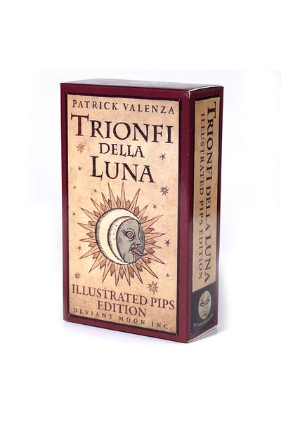 Choice Trionfi della Luna Tarot 78 Card Deck with PDF Guidebook Fortune Telling Card Game Travel Cersion...