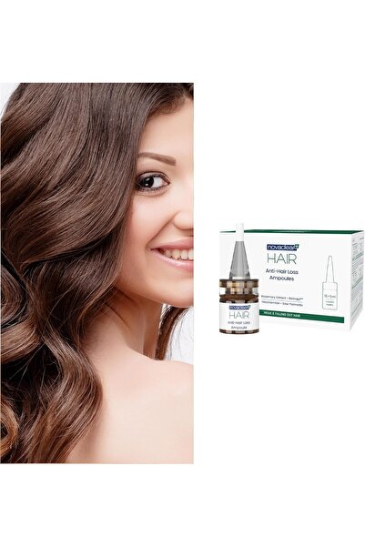 Novaclear أمبولات مضادة لتساقط الشعر - علاج مكثف للشعر - 15 × 5 مل