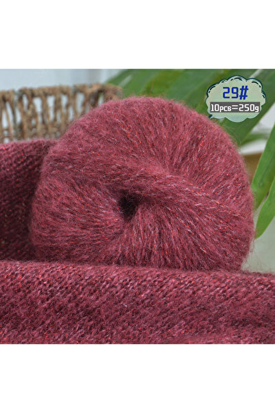 Choice 29 مسحوق ميرلوت 250 جرام كيس كبير من الصوف اللامع وخيوط الموهير مع بريق ملون، مواد اصنعها بنفسك