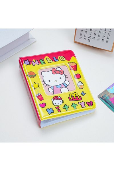 Miniso hello Kitty Kawaii Cartoon Hello Kitty 3-inch Card book INS Korean Fashion Storage Photo Album Girls
