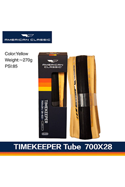 Choice إطار دراجة American Classic Timekeeper أصفر اللون مقاس 700×28C، نوع ال...