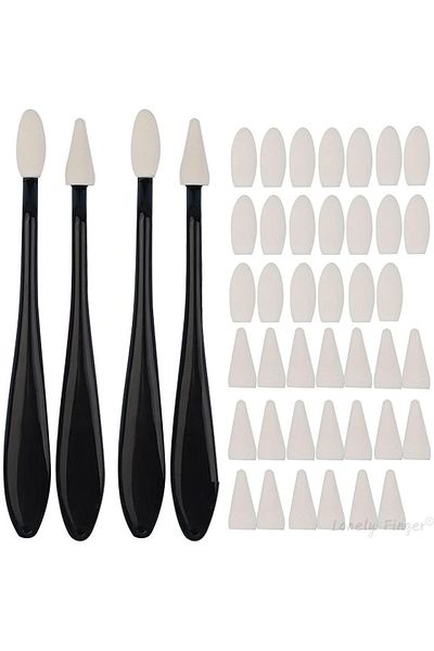 Choice 4pcs Sponge Pack 4pcs Paper Art Blending Stumps, Sketch Erase Sponge Wiper, 2 Head Types, 40 Replace