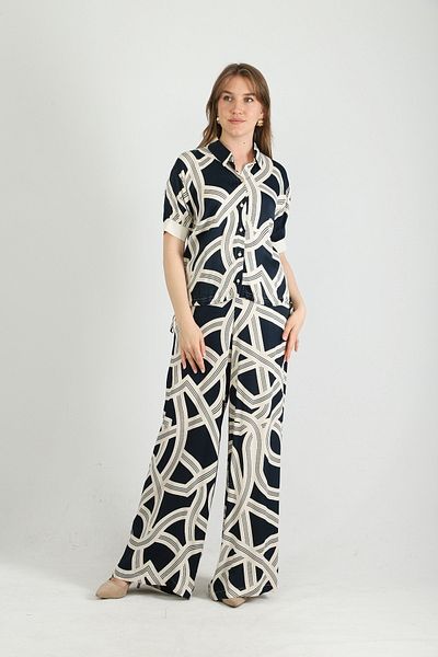 Perzoni Patterned Double Sports Suit