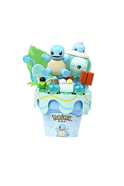 Choice6 مجموعة مكعبات بناء بوكيمون سكويرتل بدون صندوق، بيكاتشو، جيغليباف، آيس...