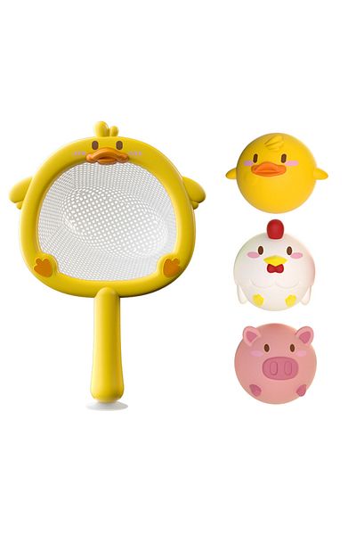Choice set A Duck Baby Cute Animals Bath Toy LED Light Up Toys Swimming Water Soft Rubber Float Induction L