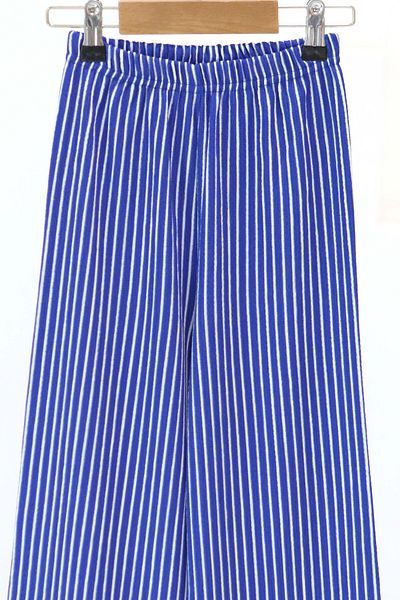TOFİSA Girl's Saks Striped Trousers - 27306