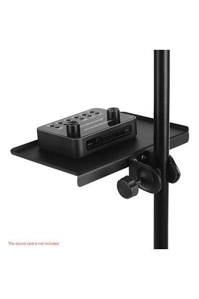 Choice Universal Microphone Stand Clamp-on Tray Metal Material with Mounting Clamp