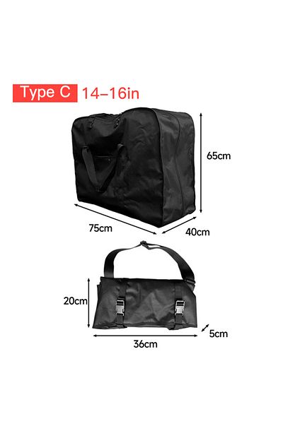 Choice Type C 14-16 inch Folding Bike Travel Bag Bicycle Portable Transport Carrying Case for 14-16 inch /