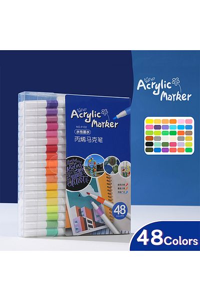 Choice 48 Colors B 24-168 Colors Oily Art Marker Pen Set for Draw Double Headed Sketching Oily Tip Based Ma