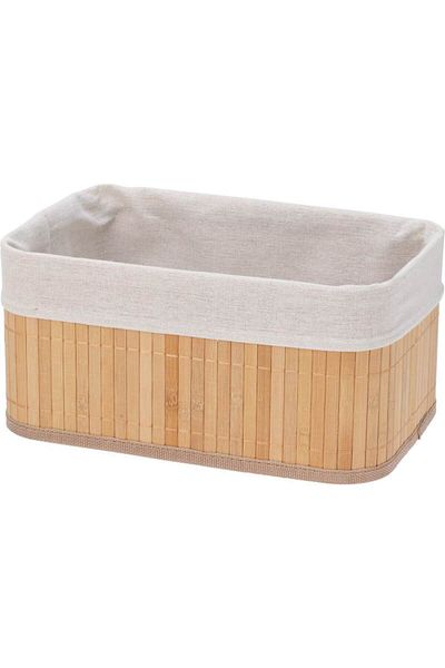 Progarden Set de 3 cosuri de depozitare pentru baie din bambus