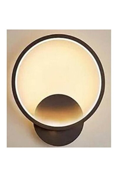 Bogadini Aplica Led De Perete, 12w, Lumina Neutra 4500k, Finisaj Negru, Dimen...