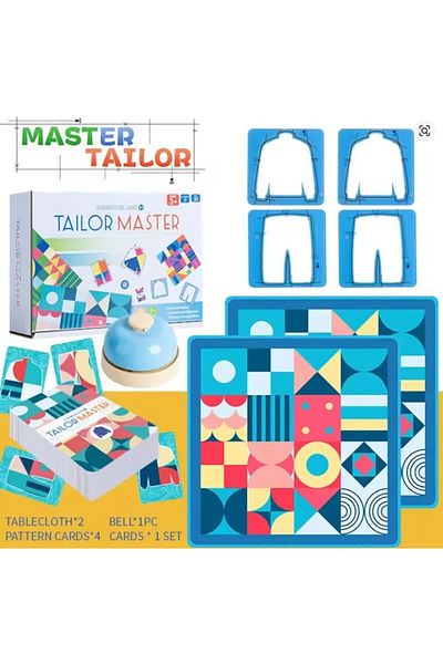 Star Master Educational Puzzle Game for Children's Attention Training, Tailor Master, Age 3+, Multicolor