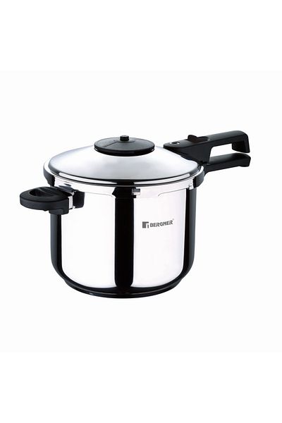 MasterPro Pressure cooker CRETA stainless steel 6 liters, 22 cm