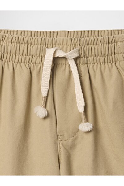 GAP Erkek Bebek Bej Poplin Pull-On Şort