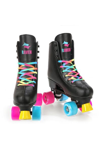 Raven Quad Raven Iris Black 35-38 kids' skates