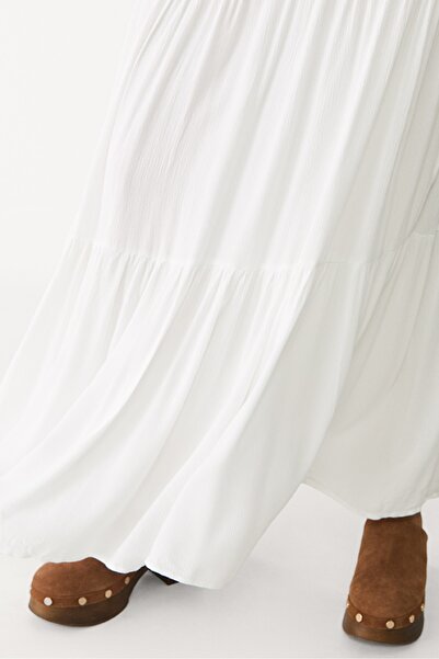 Stradivarius Boho midi skirt